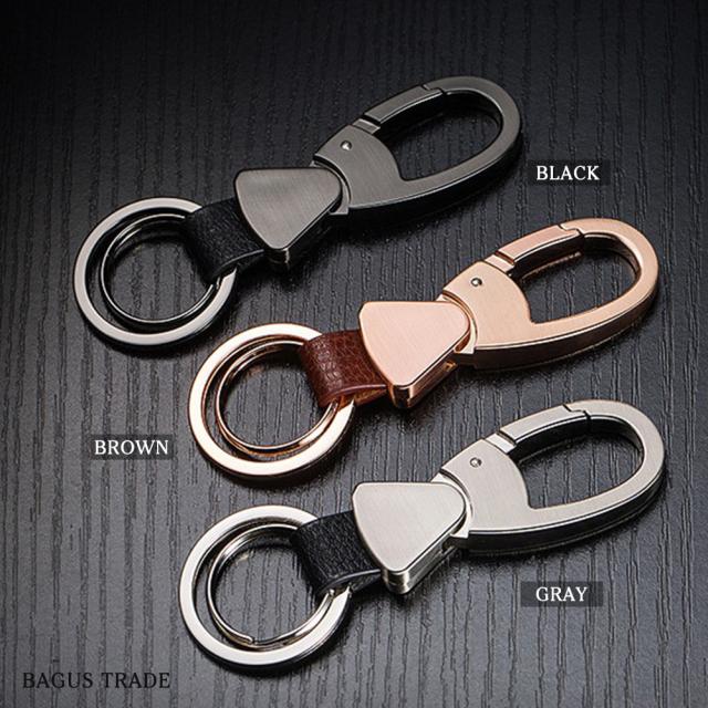 キーホルダー カラビナ Wリング キーホルダー おしゃれ 大人 ラグジュアリー 鍵 家 車 スマートキー 可動式キーホルダー3カラー ポッキリの通販はau Pay マーケット ｂａｇｕｓ