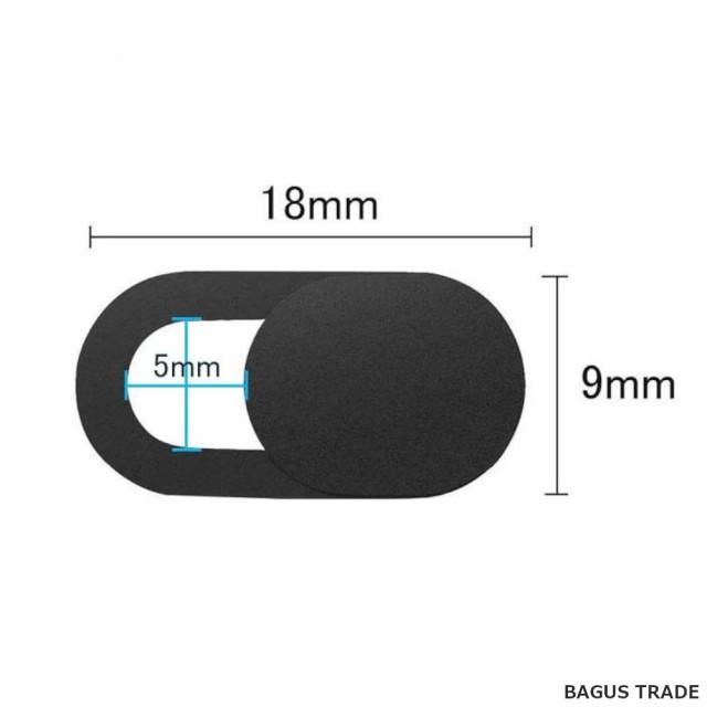 ウェブカメラカバー スライド式 盗撮防止 プライバシー保護 カメラの切り忘れ対策 6枚 0.7mm 薄型 PC タブレット スマホ 黒 白の通販はau  PAY マーケット - ＢＡＧＵＳ