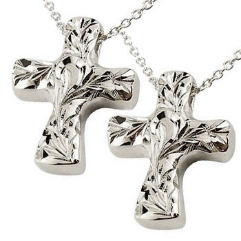 ペアネックレス ペアペンダント ハワイアンジュエリー クロス ネックレス シルバー925 ペンダント 十字架 チェーン 人気 プレゼント 女性の通販はau Pay マーケット ジュエリー工房アトラス