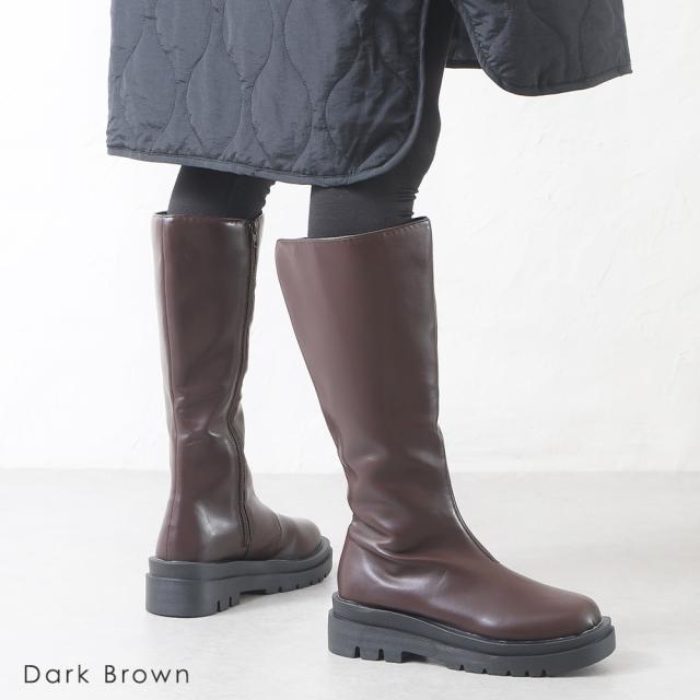 ブーツ レディース ロングブーツ ジョッキーブーツ ロング フラット