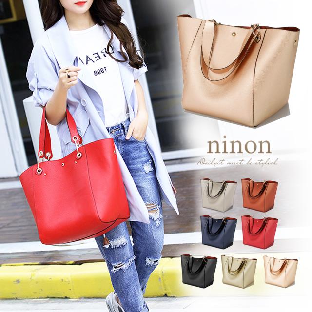 トートバッグ 大きめ レディース A4 2way PUレザー 台形 仕切りになる ポーチ付 大容量 シュリンク バッグ ショルダーバッグ 通勤 通学 斜めがけ 肩掛け 大人 おしゃれ カジュアル シンプル 大人可愛い オフィス ブラック 黒 通勤バッグ 通学バッグ かわいい 可愛いの通販は 6,480円