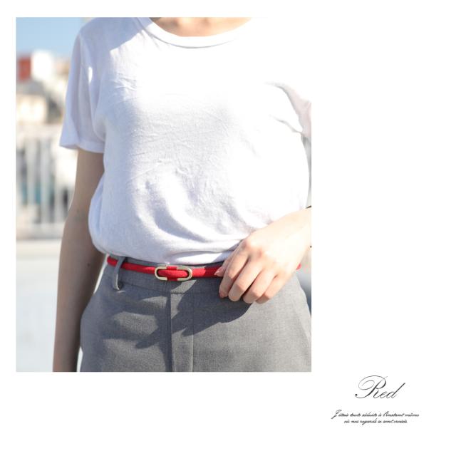 ベルト レディース おしゃれ 細 レザー スエード タッチ アンティーク 細め 簡単 細ベルト ウエストマーク バックル 牛革 本革の通販はau Pay マーケット Ninon