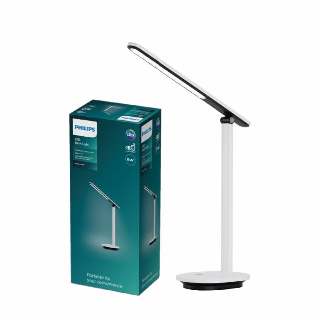 Philips (フィリップス) デスクライト LED 充電式 卓上 目に優しい ブルーライトカット タッチセンサー調光 USB給電 コンセント ポータブル式 DSK203の通販は