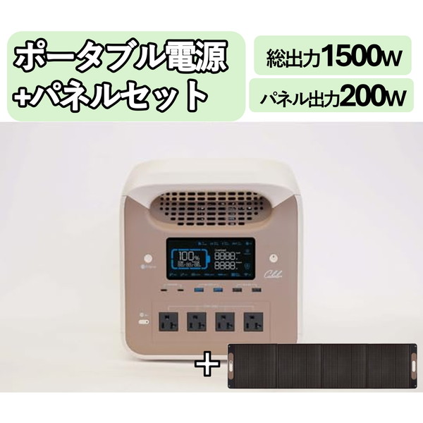 IBPS-201W ポータブルソーラーパネル 【レザー】 200W 🎕