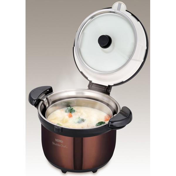 サーモス 鍋 真空保温調理器 IH対応 シャトルシェフ 3L KBG-3000_5