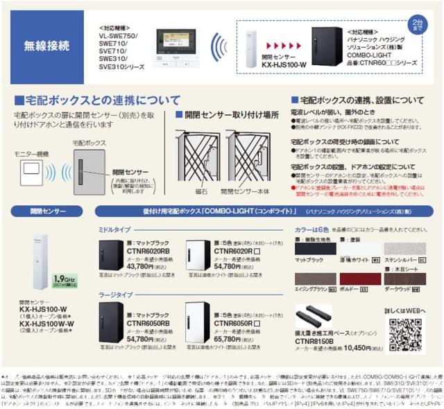 パナソニック インターホン 工事不要 テレビドアホン モニター付き チャイム 2-7タイプ 電源コード式 玄関 VL-SVE310KLA_3