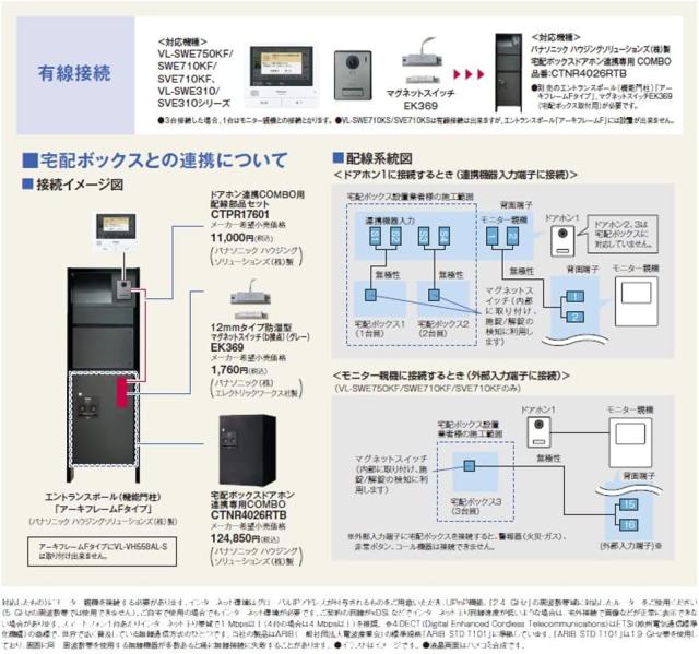 パナソニック インターホン 工事不要 テレビドアホン モニター付き チャイム 2-7タイプ 電源コード式 玄関 VL-SVE310KLA_4