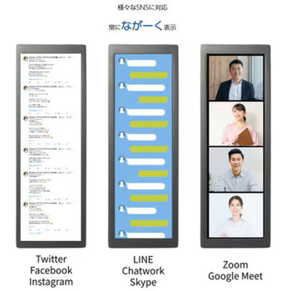 INBES(インベス) 7.8インチ縦長サブモニター 小型 縦置き 横置き windows macOS VM-784_2