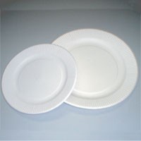 【送料無料】紙皿【ホワイト】23cm 1200枚