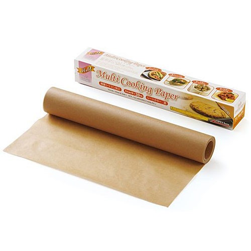 【送料無料】マルチクッキングペーパー（茶）33cm×20m 30本