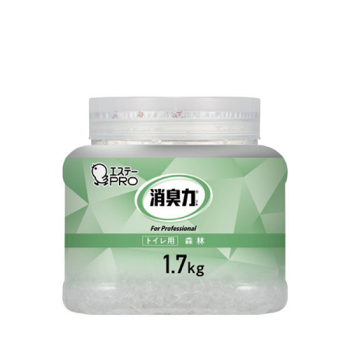 エステー 消臭力 業務用 クラッシュゲルタイプ トイレ用 本体 1.7kg 森林 6個