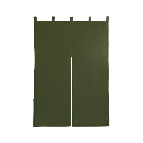 半間のれん 44585 モスグリーン H1200mm