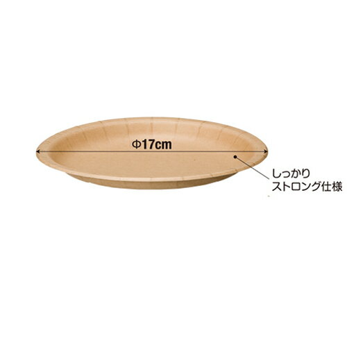 【送料無料】ストロングプレート【未晒】17cm 1200枚