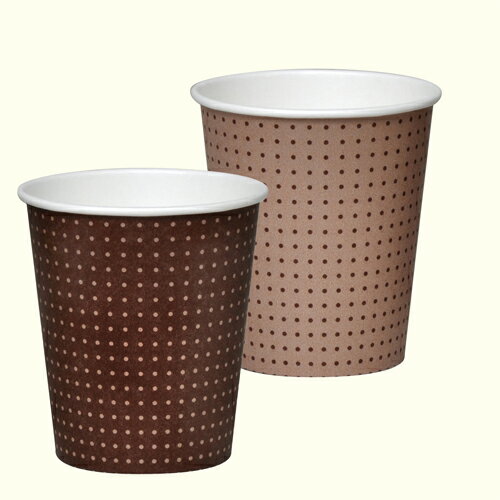 【送料無料】ポイントパターンカップ205ml 2色アソート 2500個_7オンス_オフィス用品_紙コップ_4901627041369 12,582円