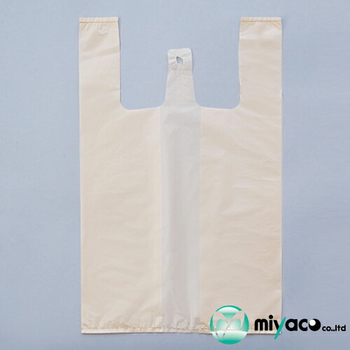 【送料無料】イージーバッグランチ ベージュSS 2000枚_福助工業_弁当用手提げ袋_レジ袋の通販は