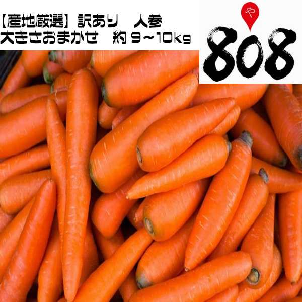 翌日お届け 送料無料 産地厳選 訳あり 低農薬人参 大きさおまかせ 約9 10kg 北海道沖縄別途送料加算 人参ジュース にんじんの通販はau Pay マーケット 808青果店