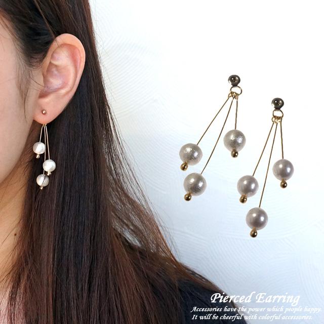 キャッチのみ レディースアクセサリー バックキャッチ コットンパール プラスチックパール 人工真珠 3連 ゴールド サージカルステンレスの通販はau Pay マーケット 株式会社クリシュナ