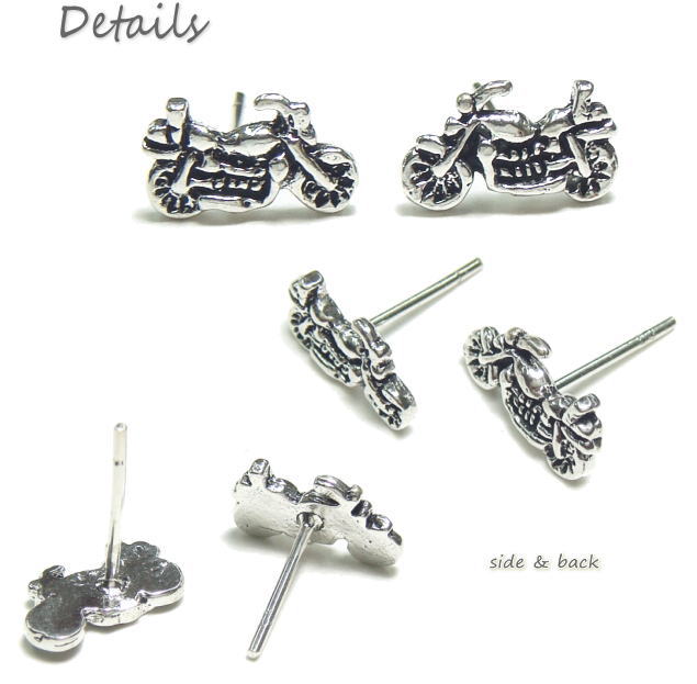 シルバーピアス バイクに乗ってツーリングに行くときに絶対付けていきたいバイクスタッドピアス 81 A 16 2 乗り物 オモシロ オの通販はau Pay マーケット 株式会社クリシュナ