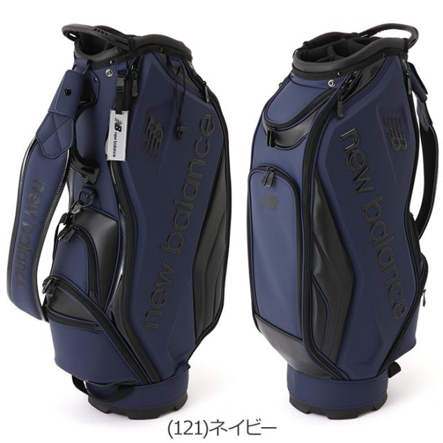 ニューバランスゴルフ マットPU×エンボスPU×エナメル キャディバッグ