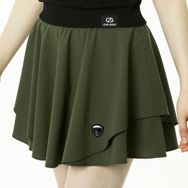 CPG GOLF フレアメッシュレイヤードスコート レディース ゴルフウェア CPG GOLF フレアメッシュレイヤードスコート レディース ゴルフウェア