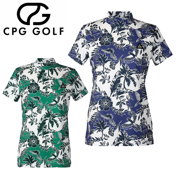 CPG GOLF PRADICE MOCK NECK SS パラダイス モックネック シャツ レディース 1109-25144 ゴルフウェア 2025モデル