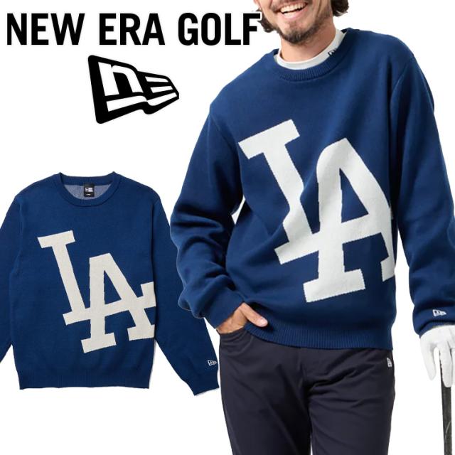 ニューエラ ゴルフ ニットジャカードセーター ロサンゼルス・ドジャース メンズ 2025秋冬 14669878