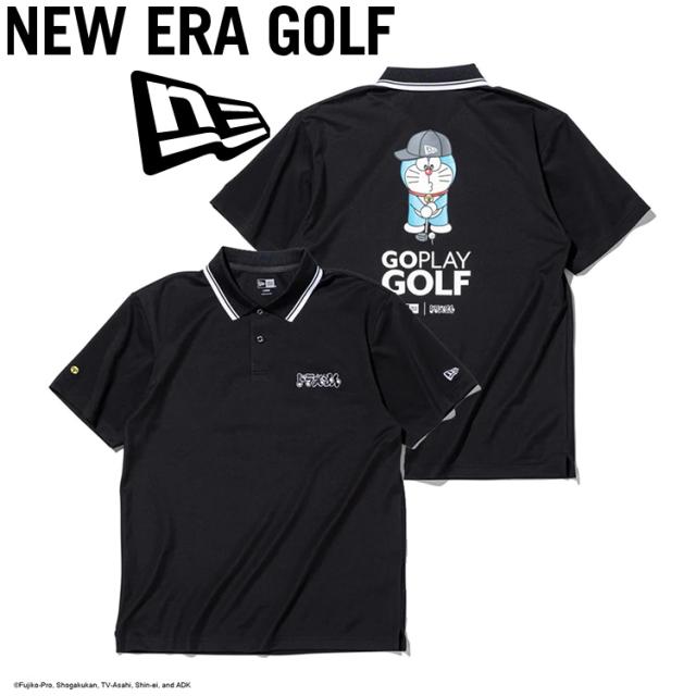 ニューエラ ゴルフ ドラえもん GO PLAY GOLF 鹿の子 ポロシャツ メンズ 2026春夏 14935371