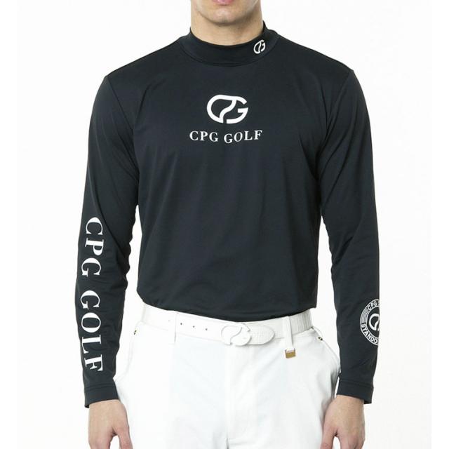 CPG GOLF グラフィックモックネックLS ロングスリーブ シャツ メンズ