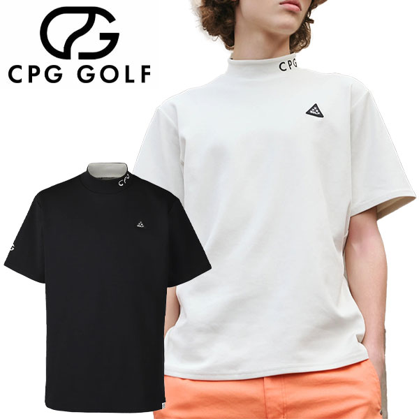 CPG GOLF BACK LINE MOCK NECK SS バックライン モックネックシャツ メンズ 2109-25102 ゴルフウェア 2025モデル
