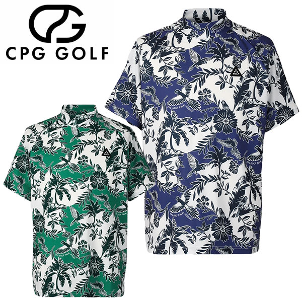 CPG GOLF PRADICE MOCK NECK SS パラダイス モックネック シャツ メンズ 2109-25106 ゴルフウェア 2025モデル