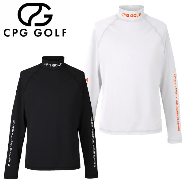 CPG GOLF RAGLAN MOCK NECK LS ラグラン モックネックシャツ ロングスリーブ メンズ 2109-25125 ゴルフウェア 2025モデル