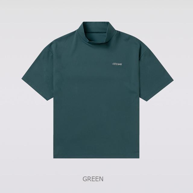 CPG GOLF バックプリント モックネックシャツ 半袖 メンズ 2025秋冬 ゴルフウェア 2109-25204_3
