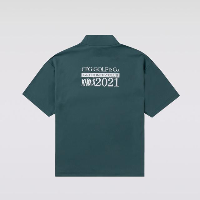 CPG GOLF バックプリント モックネックシャツ 半袖 メンズ 2025秋冬 ゴルフウェア 2109-25204_4