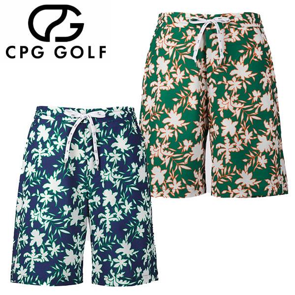 CPG GOLF FLOWER MOTIF SH.PANTS フラワーモチーフ ショートパンツ メンズ 2205-25118 ゴルフウェア 2025モデル