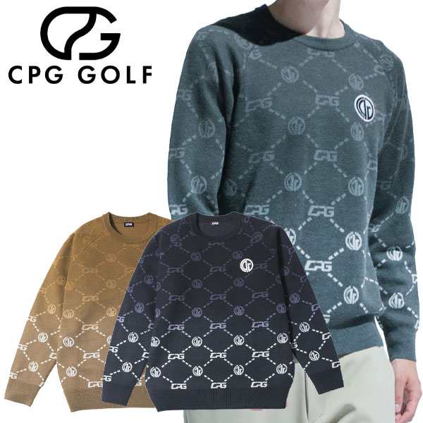 CPG GOLF グラデーションロゴセーター Lサイズ メンズ ゴルフウェア 2308-22202