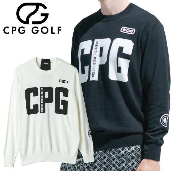 CPG GOLF BIGロゴセーター メンズ ゴルフウェア 2308-23101