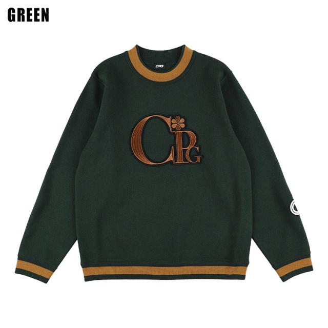 CPG GOLF フラワーロゴラインセーター メンズ ゴルフウェア 2309-23223_4