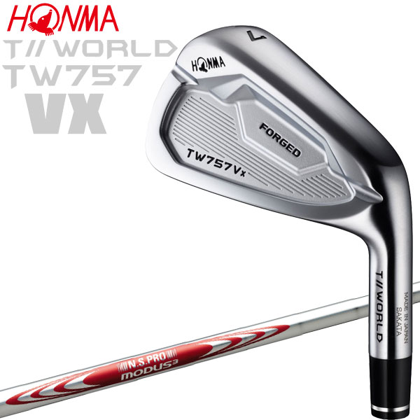 ホンマ T//WORLD TW757 Vx アイアン 単品 Modus 3 Tour 105 2022モデルの通販は