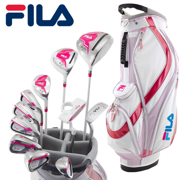 FILA フィラ ゴルフ レディース クラブセット 14点 (クラブ11本) FL