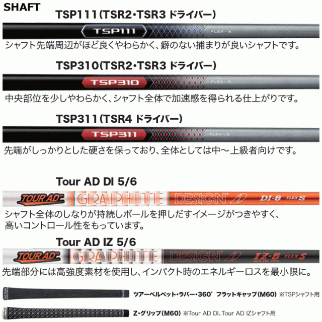 タイトリスト TSR2 ドライバー Tour AD Titleist 2022年モデル 日本