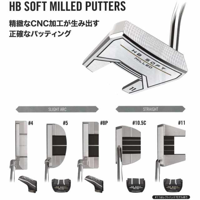 クリーブランド ソフト ミルド パター レフティ HB SOFT MILLED putter