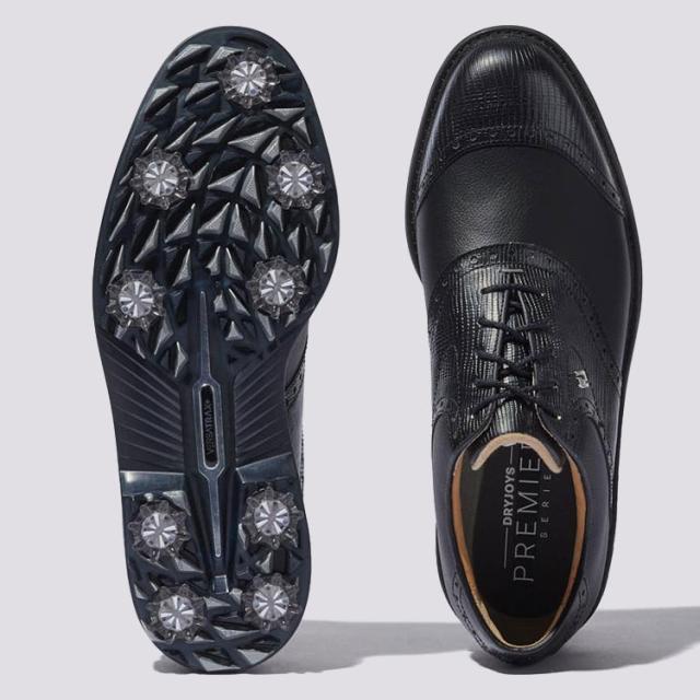 Footjoy DRYJOYS PREMIER ゴルフシューズ 黒 スパイク付き 【公式通販】