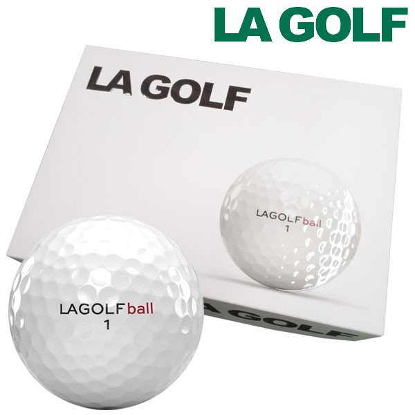 LA GOLF エルエーゴルフ ゴルフボール 1ダース (12球) LAGOLF
