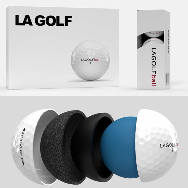 LAGOLF LA GOLF ゴルフ ボール 1ダース 12球入り : ゴルフ