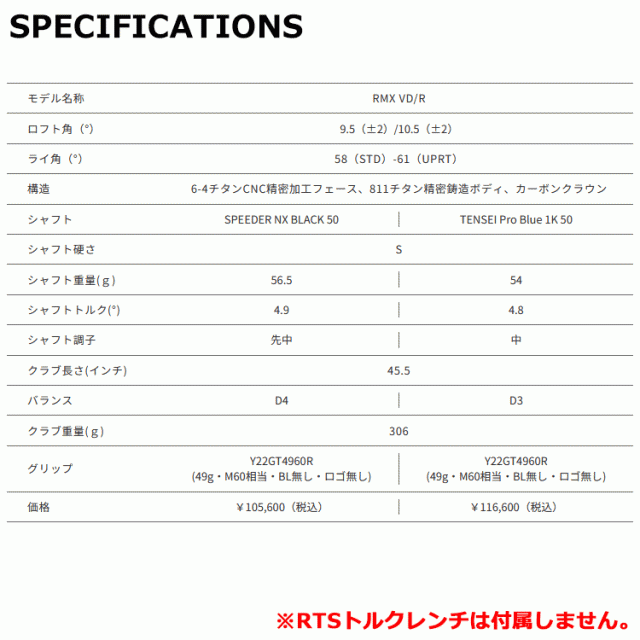 数量限定品 ヤマハ 24 RMX VD/R ドライバー リミックス SPEEDER NX