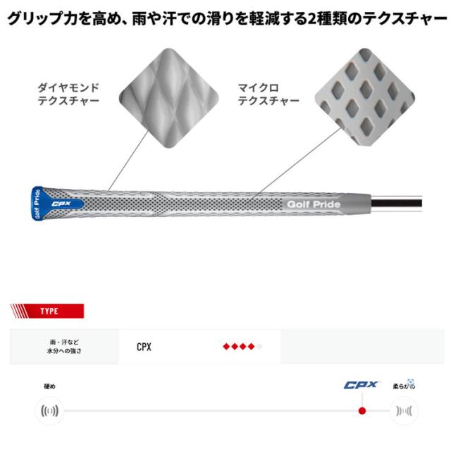 ゴルフプライド GolfPride シーピーエックス CPX 10本セット ゴルフグリップ_5