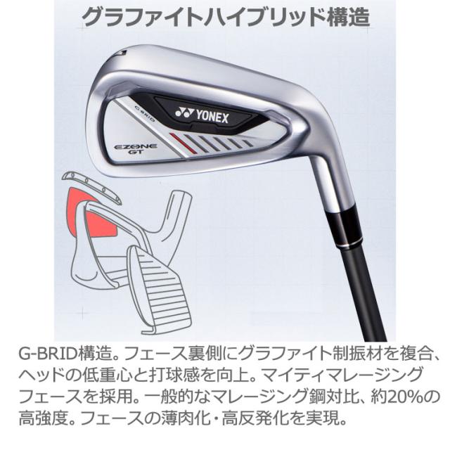ヨネックス EZONE GT アイアン 4本セット スチール YONEX GOLF イーゾーン 日本製_3