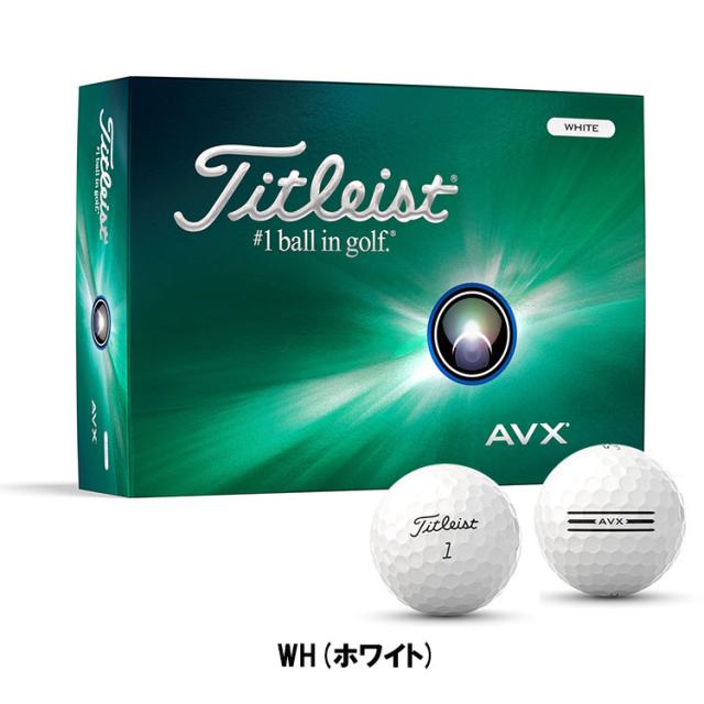 2ダースセット】タイトリスト ゴルフ AVX ゴルフボール 2ダース(24球