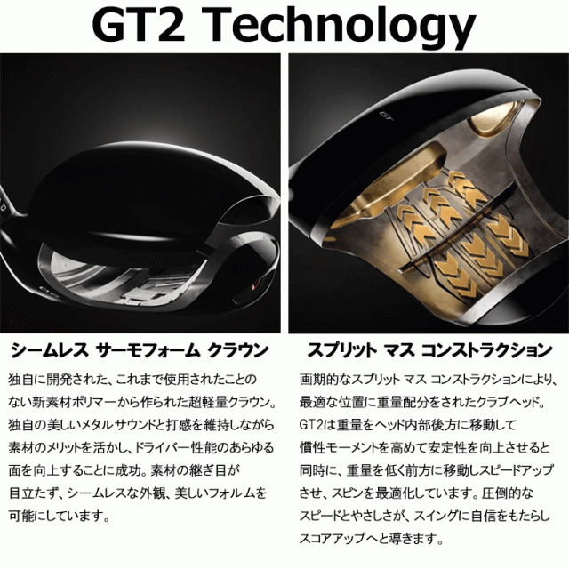 タイトリスト GT2 ドライバー Tour AD シャフト Titleist 2024モデル