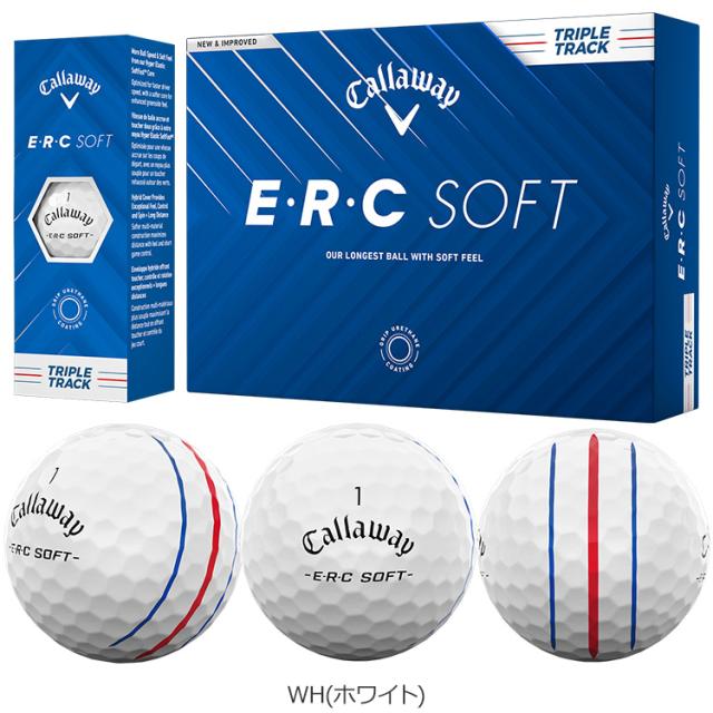 【3ダースセット】キャロウェイ ERC SOFT ゴルフボール 3ダース 36球入り 日本正規品 2025モデル